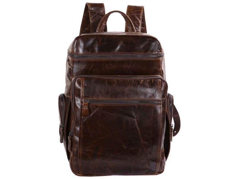 Newtown Large Vintage Leather Travel Backpack & Daypack
