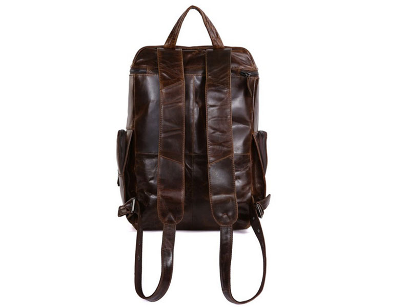 Newtown Large Vintage Leather Travel Backpack & Daypack