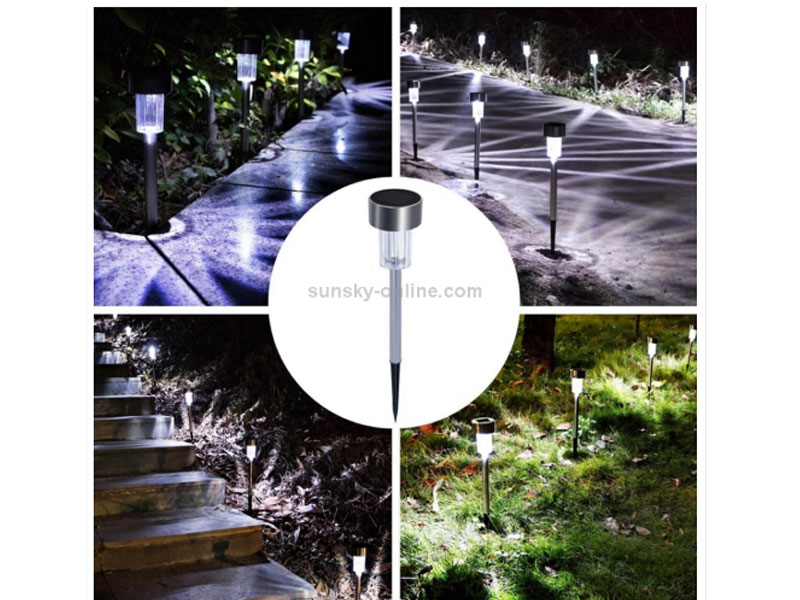 10 PCS Solar Energy Outdoor Lawn Lamp