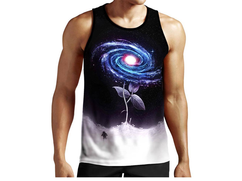 My Little Flower Tank Top For Men