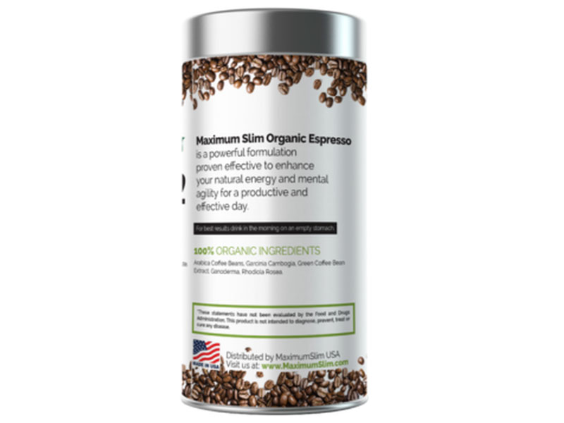 Maximum Slim Organic Espresso