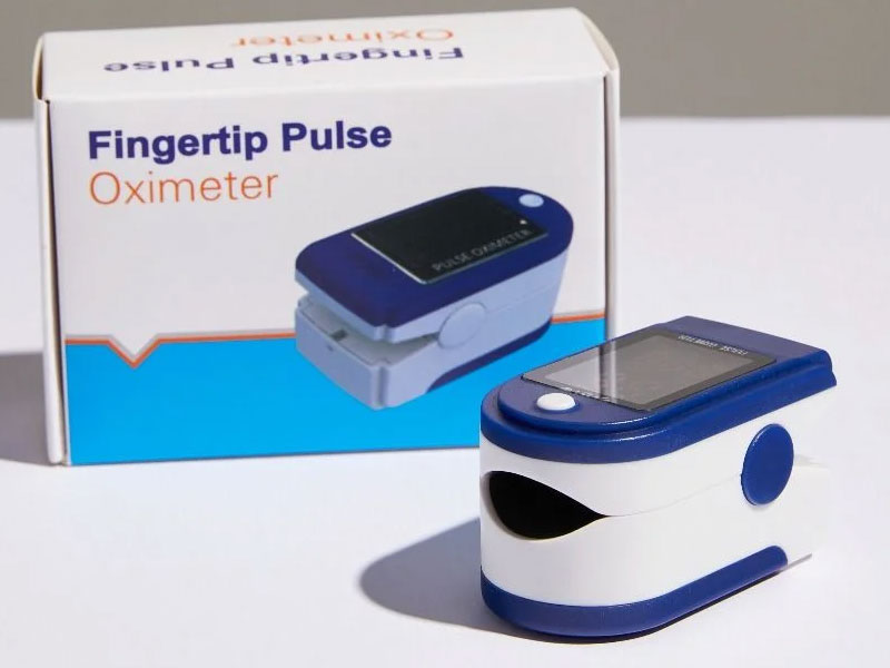 Fingertip Pulse Oximeter Blue Sold Individually