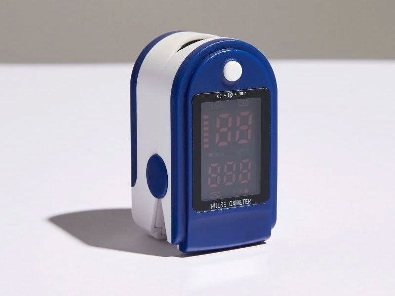 Fingertip Pulse Oximeter Blue Sold Individually