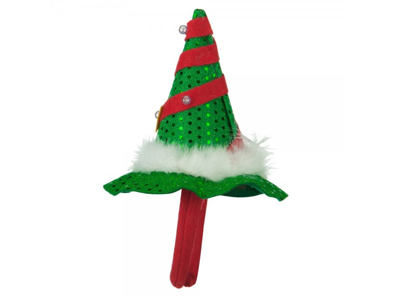 Mini Light up Christmas Tree Headband