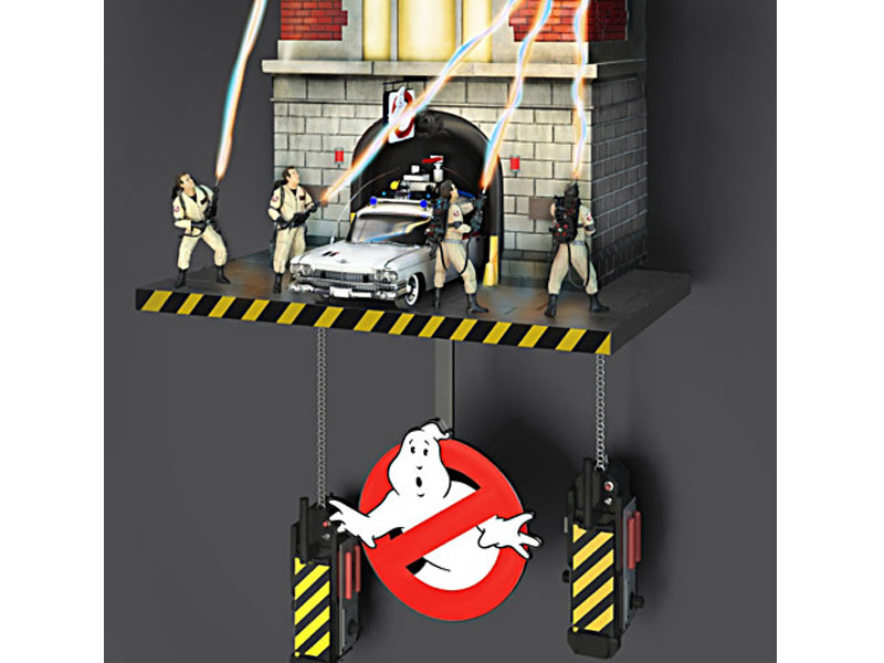 Ghostbusters Wall Clock Lights Up And Plays Sounds Each Hour