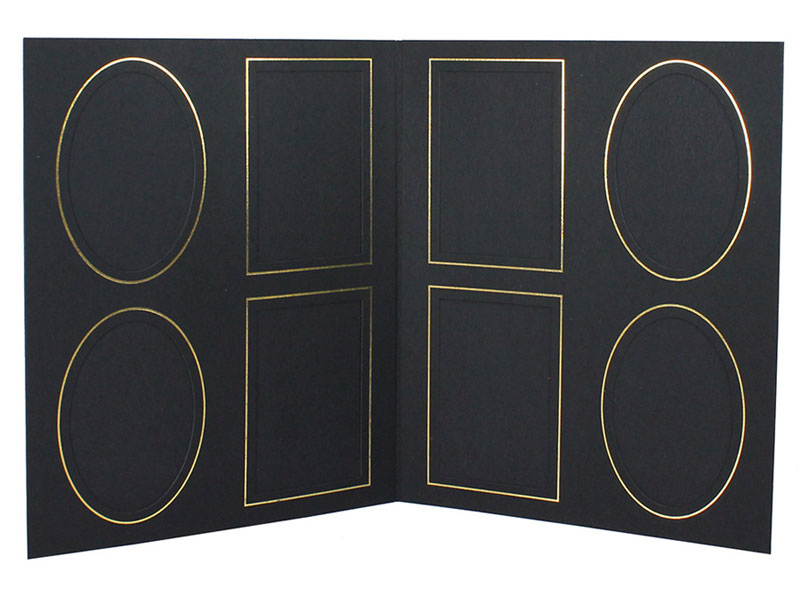8-Up Smooth Finish Proof Folders For 4x5 or 3.5x5 (25 Pack)