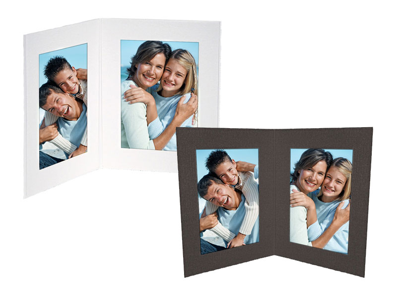 Double View Folders 4x5 Vertical (25 Pack)