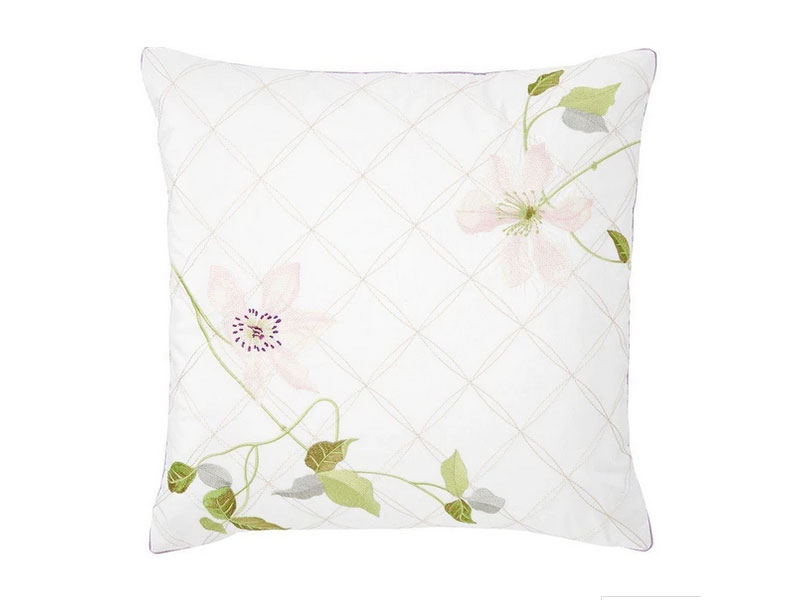 Clematis Decorative Pillow By Yves Delorme