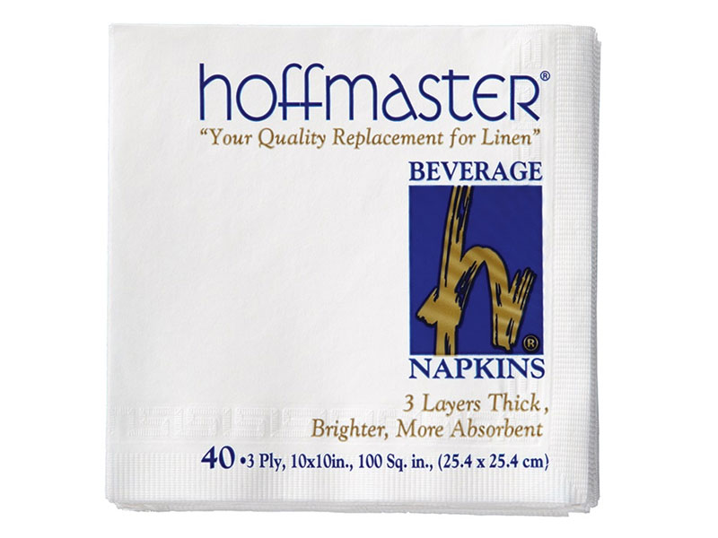 White Beverage Napkins Retail Pack 960 ct