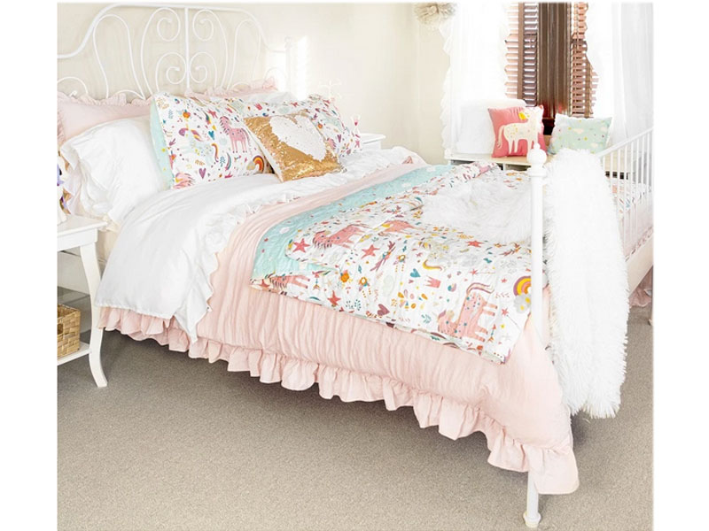 Bedding Bundle Unicorn Heart Quilt Set Reyna Comforter Set Twin