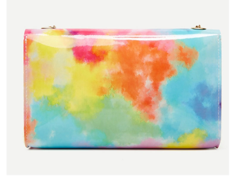 Women's Lovely Casual Tie-dye Multicolor Crossbody Bag