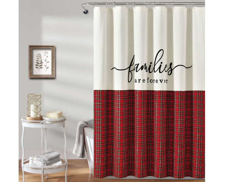 Families Are Forever Shower Curtain