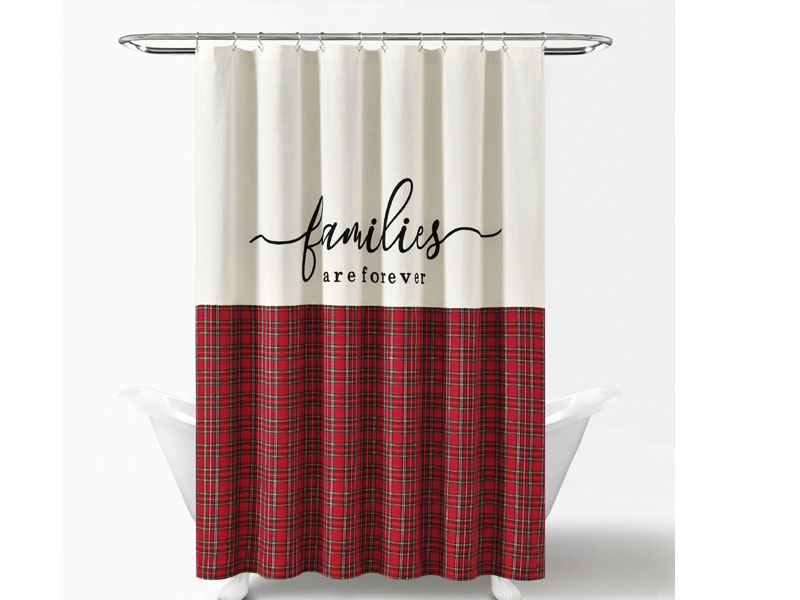 Families Are Forever Shower Curtain