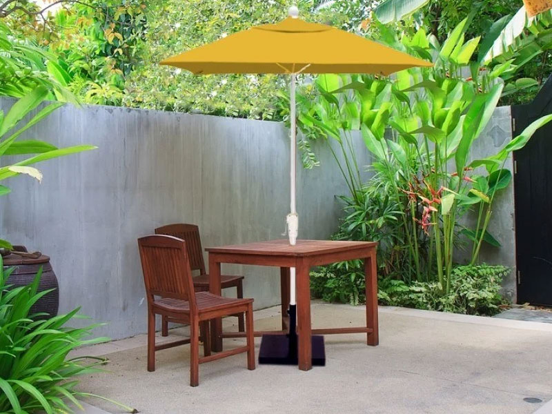 Luxe Shade Lucia Square 6.5' Market Patio Umbrella