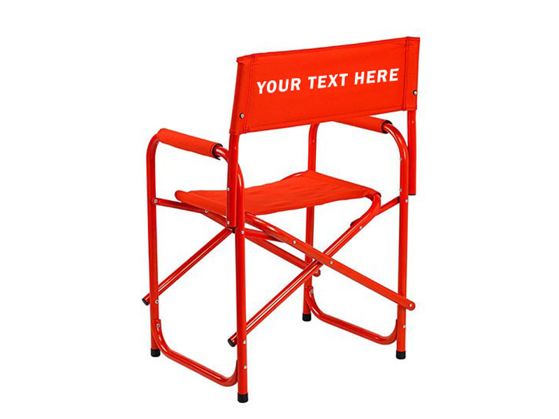Imprinted Personalized All Aluminum 18 inch Directors Chair
