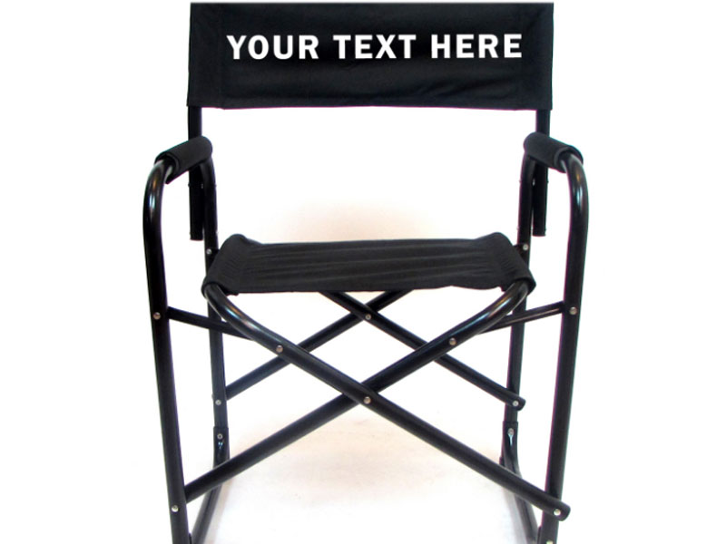 Imprinted Personalized All Aluminum 18 inch Directors Chair