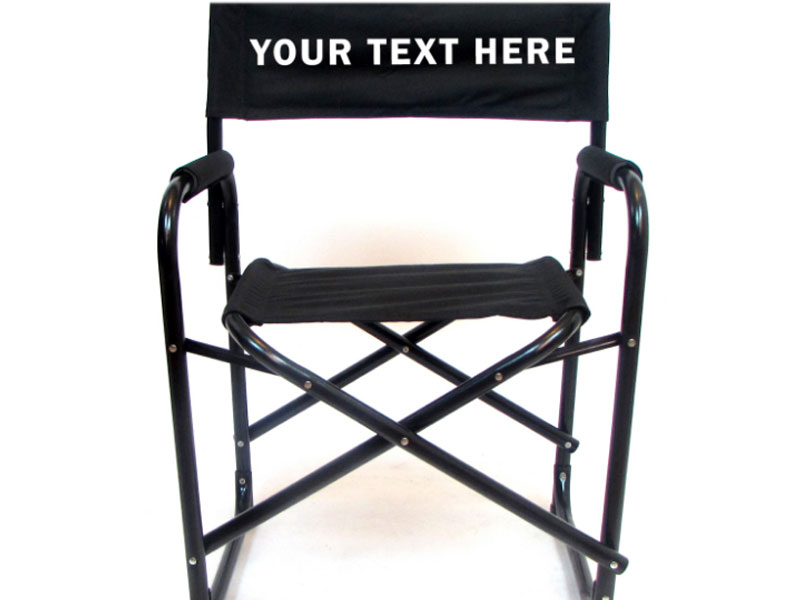 Imprinted Personalized All Aluminum 18 inch Directors Chair