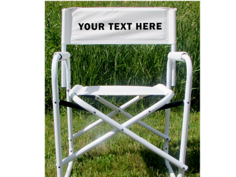 Imprinted Personalized All Aluminum 18 inch Directors Chair