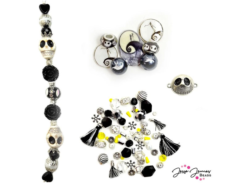 Women's Nightmare Before Christmas Bead Bundle In Jack Skellington