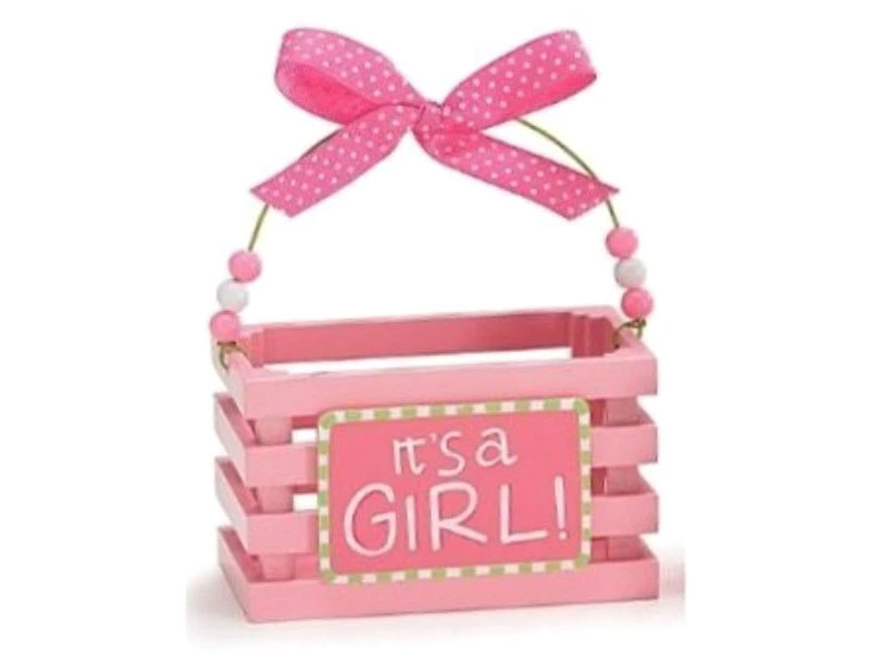 Who's Cutest Girl Pink Wood Crates
