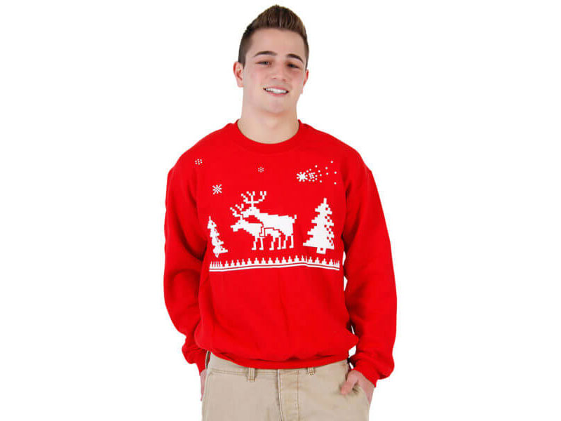 Humping Reindeer Ugly Christmas Sweatshirt For Men And Women