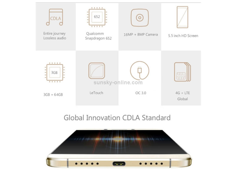 Letv Le 2 X526 3GB+64GB Fingerprint Identification 5.5 Inch SmartPhone