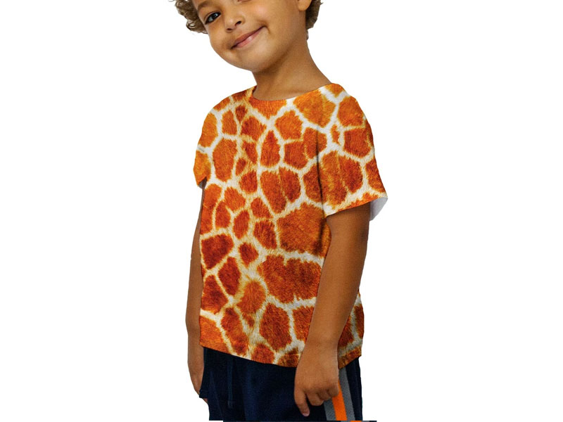 Kid's Giraffe Skin Kids T-Shirt