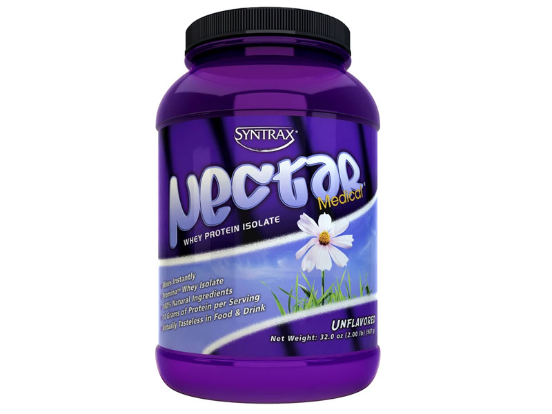 Syntrax Nectar Protein Powder Medical Unflavored 2lb Jug