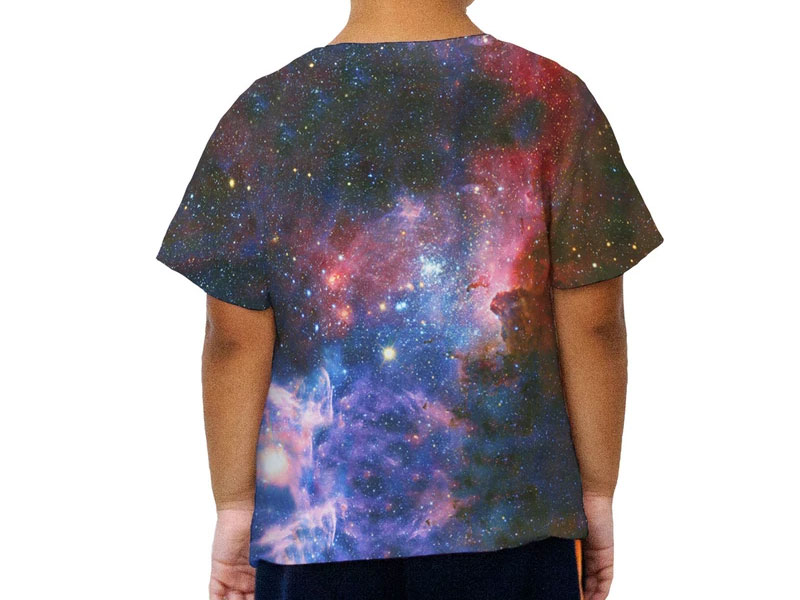 Kid's Carina Nebula Space Galaxy Kids T-Shirt