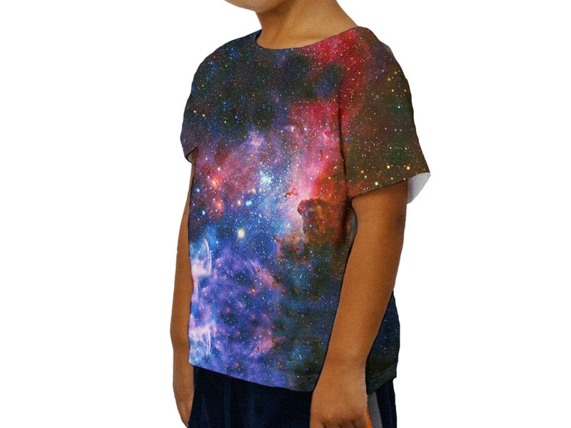 Kid's Carina Nebula Space Galaxy Kids T-Shirt