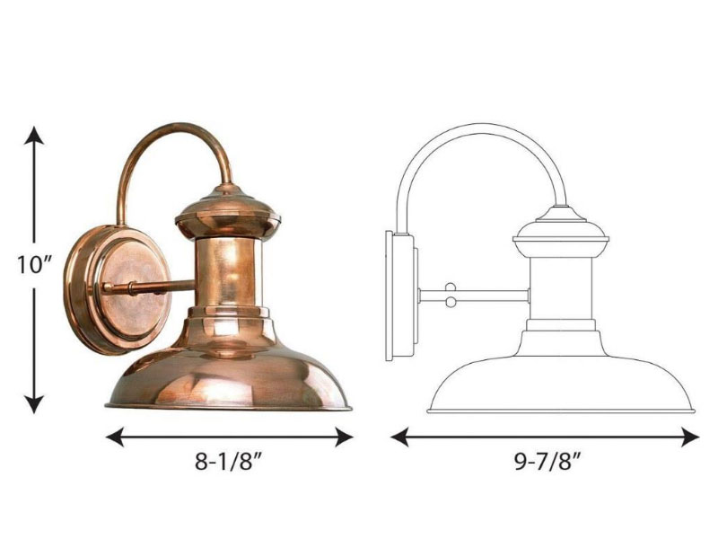 Progress Lighting P5721-14 Brookside Outdoor Light 1 Light