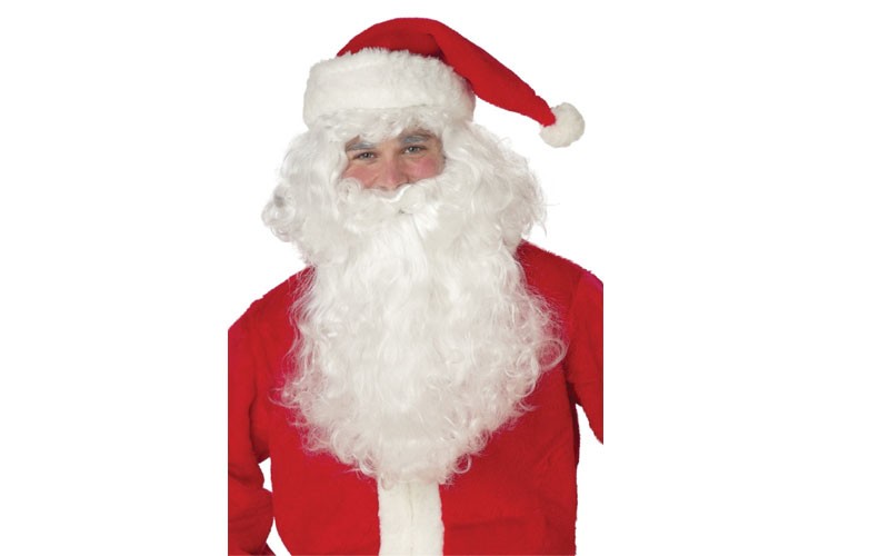 Santa Claus Beard and Wig Set