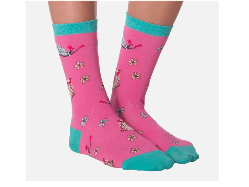 K. Bell Socks Women's Colorful Owls Crew Socks