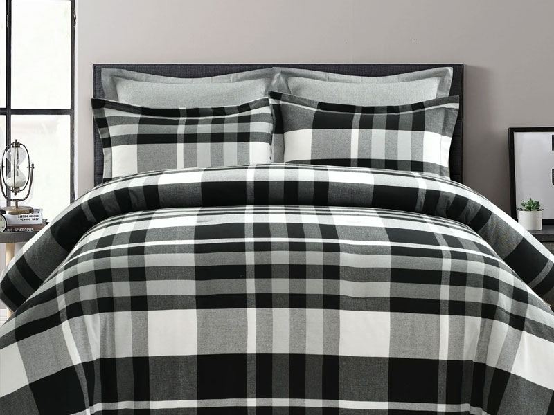 Bedding Bundle Farmhouse Yarn Dyed Plaid Comforter Set