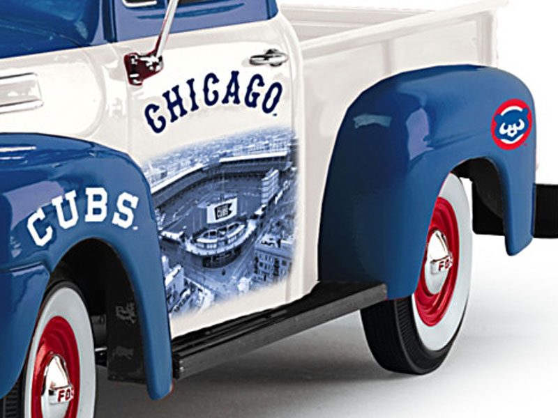 1:18-Scale Cubs 1948 Ford Pickup Truck Sculpture