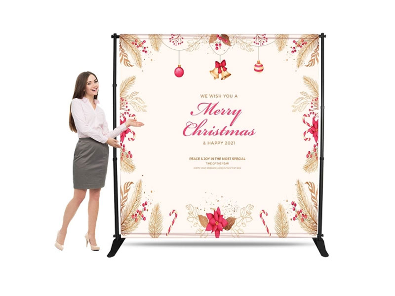 Adjustable Banner Stand