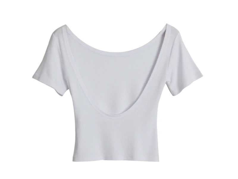 Goodnight Macaroon Women's 'Erin' Back Scoop Essential Top