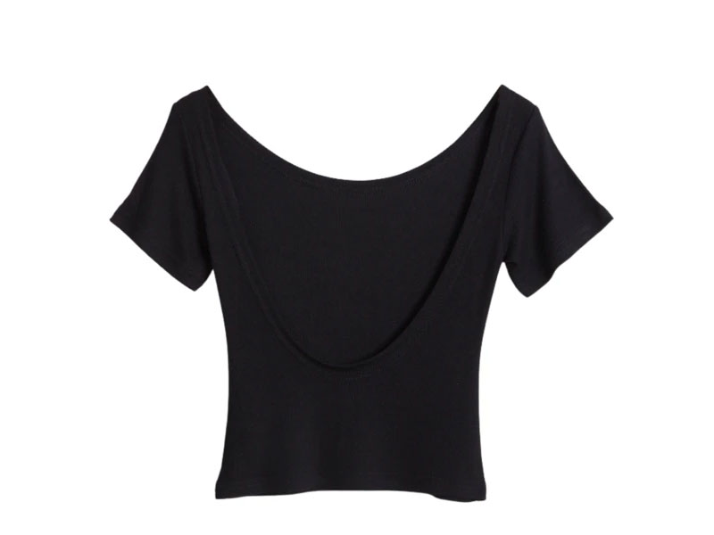 Goodnight Macaroon Women's 'Erin' Back Scoop Essential Top