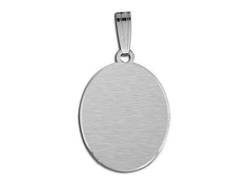 Divine Mercy Oval Medal Color