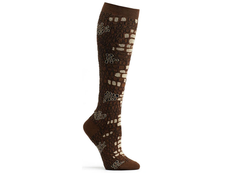 Ozone Women's Python Skin Knee High Sock