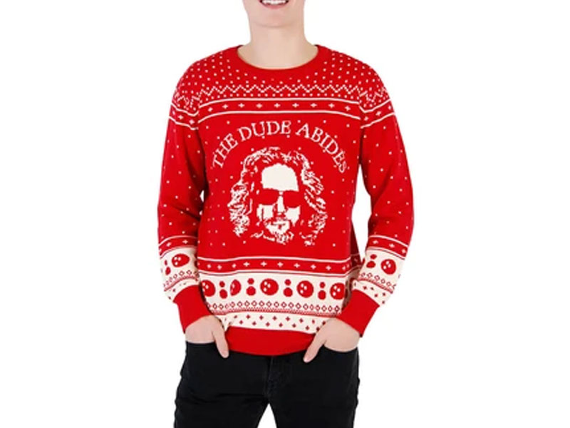 The Big Lebowski The Dude Abides Ugly Christmas Sweater For Men And Women