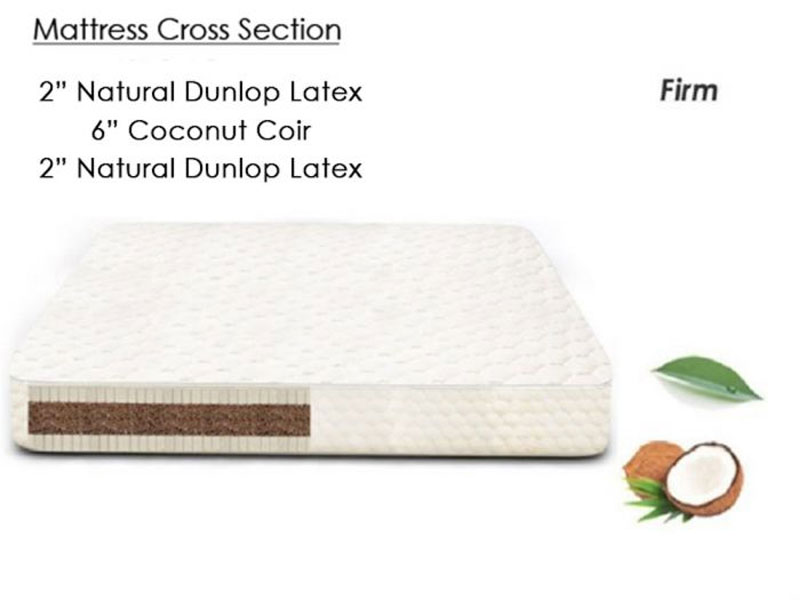 CocoMat Hypoallergenic Coconut Mattress