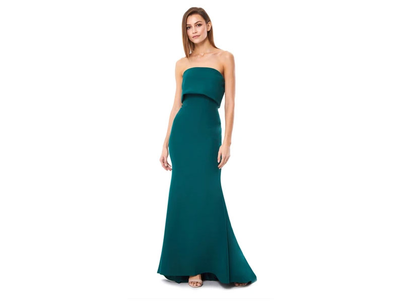 Women's Blaze Strapless Maxi Dress With Overlay