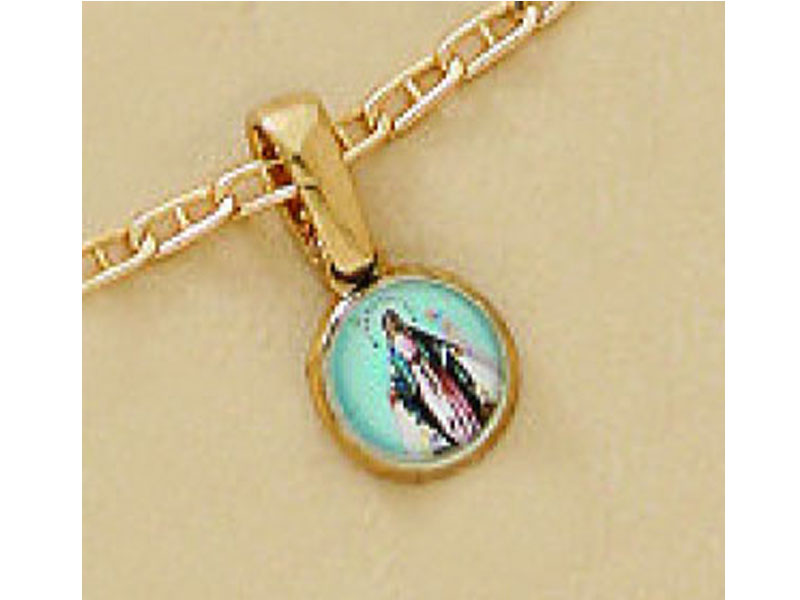 Small Enamel Caridad Medallion