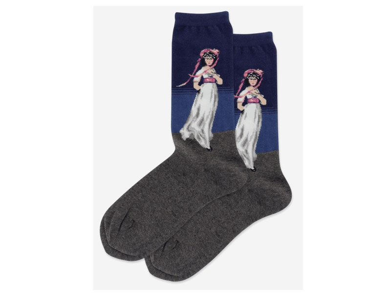 Hot Sox Women's homas Lawrence's Pinkie Crew Socks