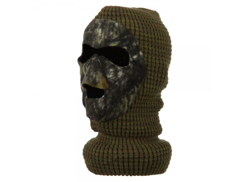 Thermal Knit 2 Hole Face Mask Grey