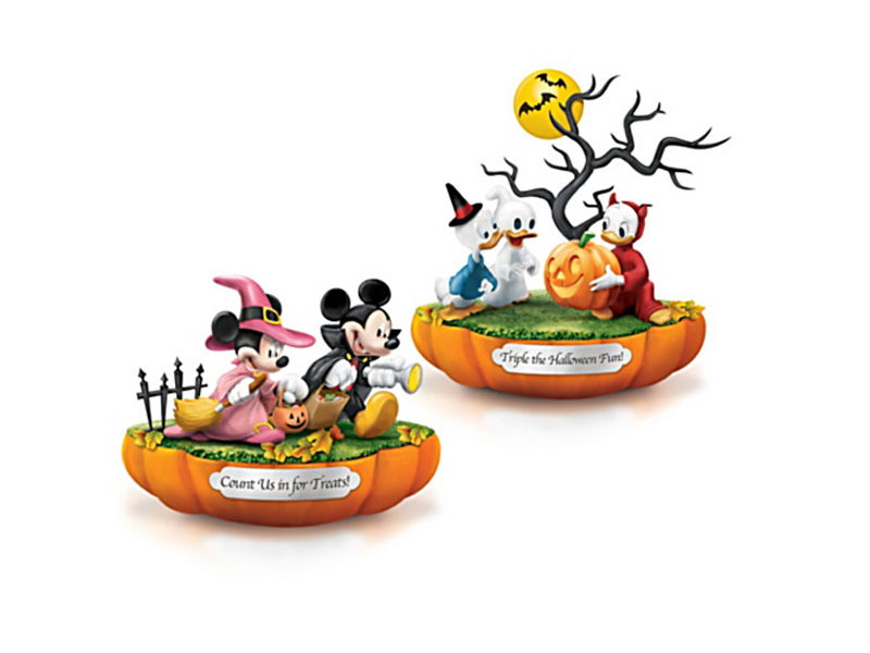 Disney Spooktacular Halloween Lighted Figurine Collection