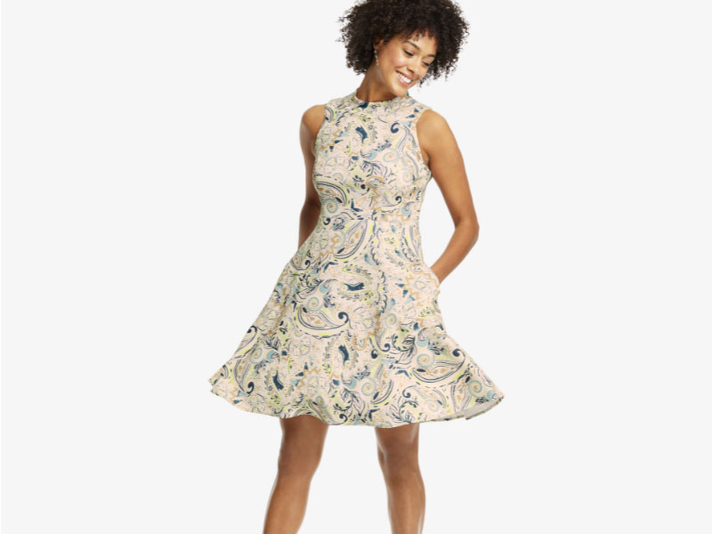 Johnston & Murphy Halter Paisleu Dress