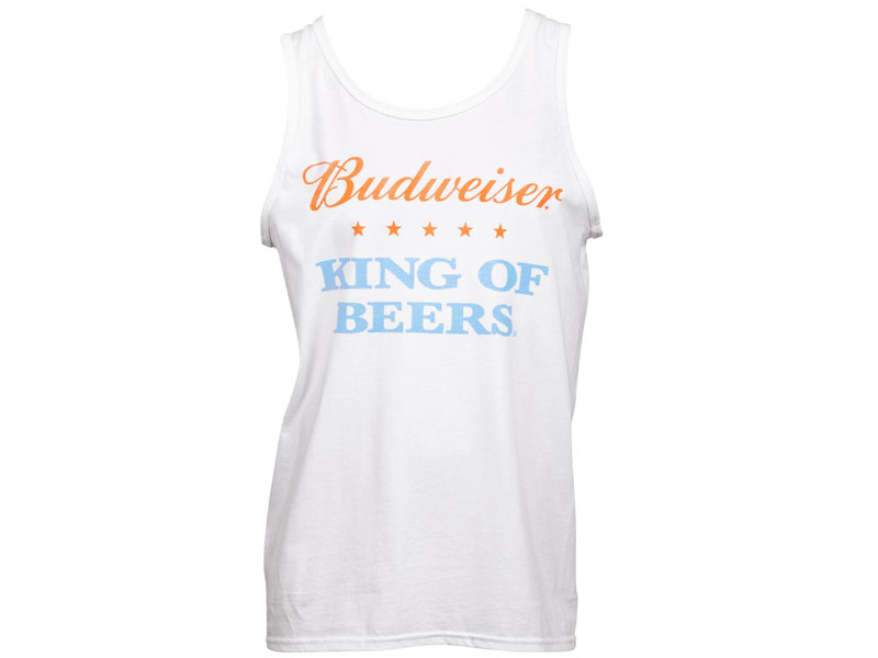 Budweiser King Of Beers Off-White Tank Top