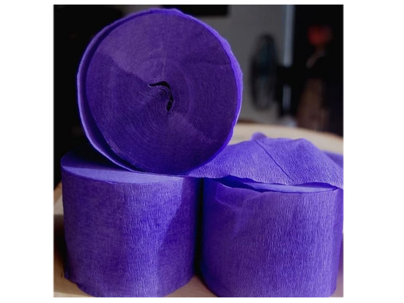 Blowout Purple Crepe Paper Streamer Party Decorations